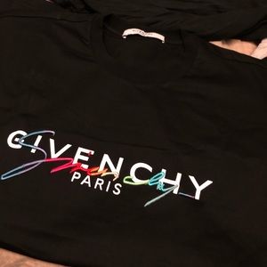 Givenchy Rainbow Signature Tee